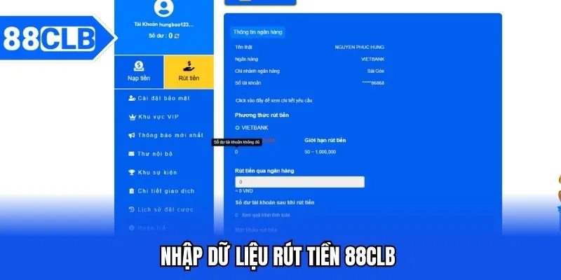 Rút Tiền 88CLB - Hướng Dẫn Rút Tiền 88CLB Siêu Tốc Rút Tiền 88CLB - Hướng Dẫn Rút Tiền 88CLB Siêu Tốc